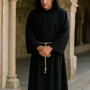 Abbatia Black Monk Robe