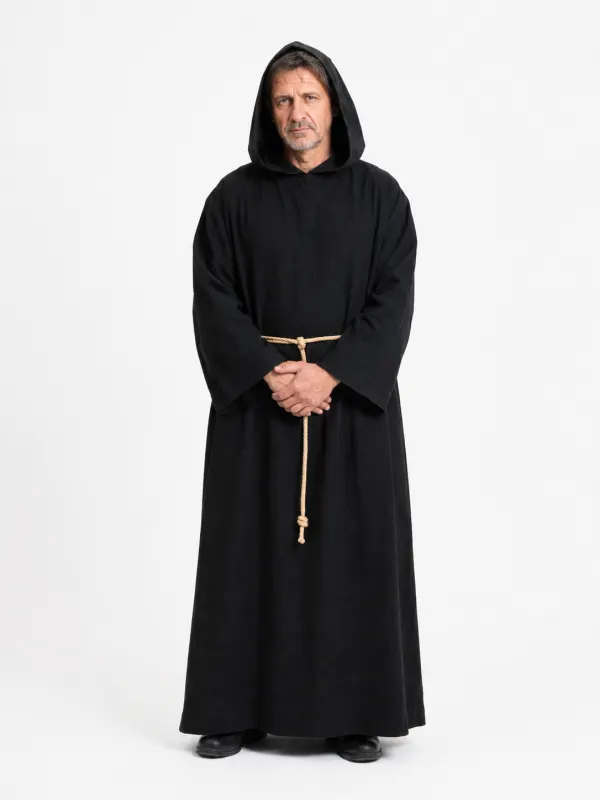 front view of Abbatia monk robe
