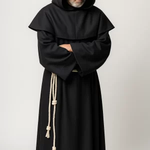 Abbot’s Midnight Benedictine Monk Robe