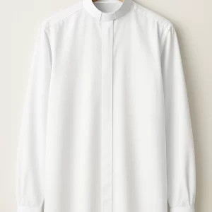 Albus White Men’s Clergy Shirt