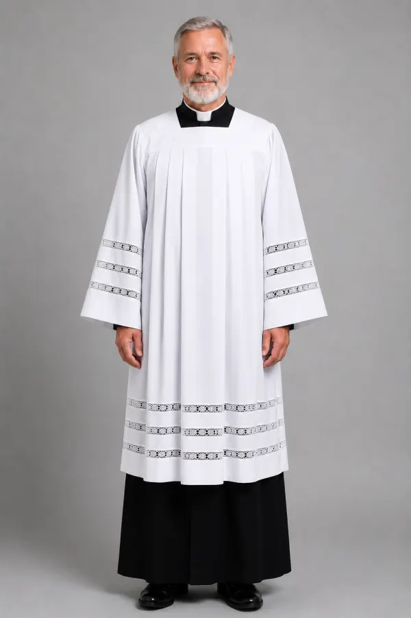 Men wearing Allegiant Liturgical Surplice