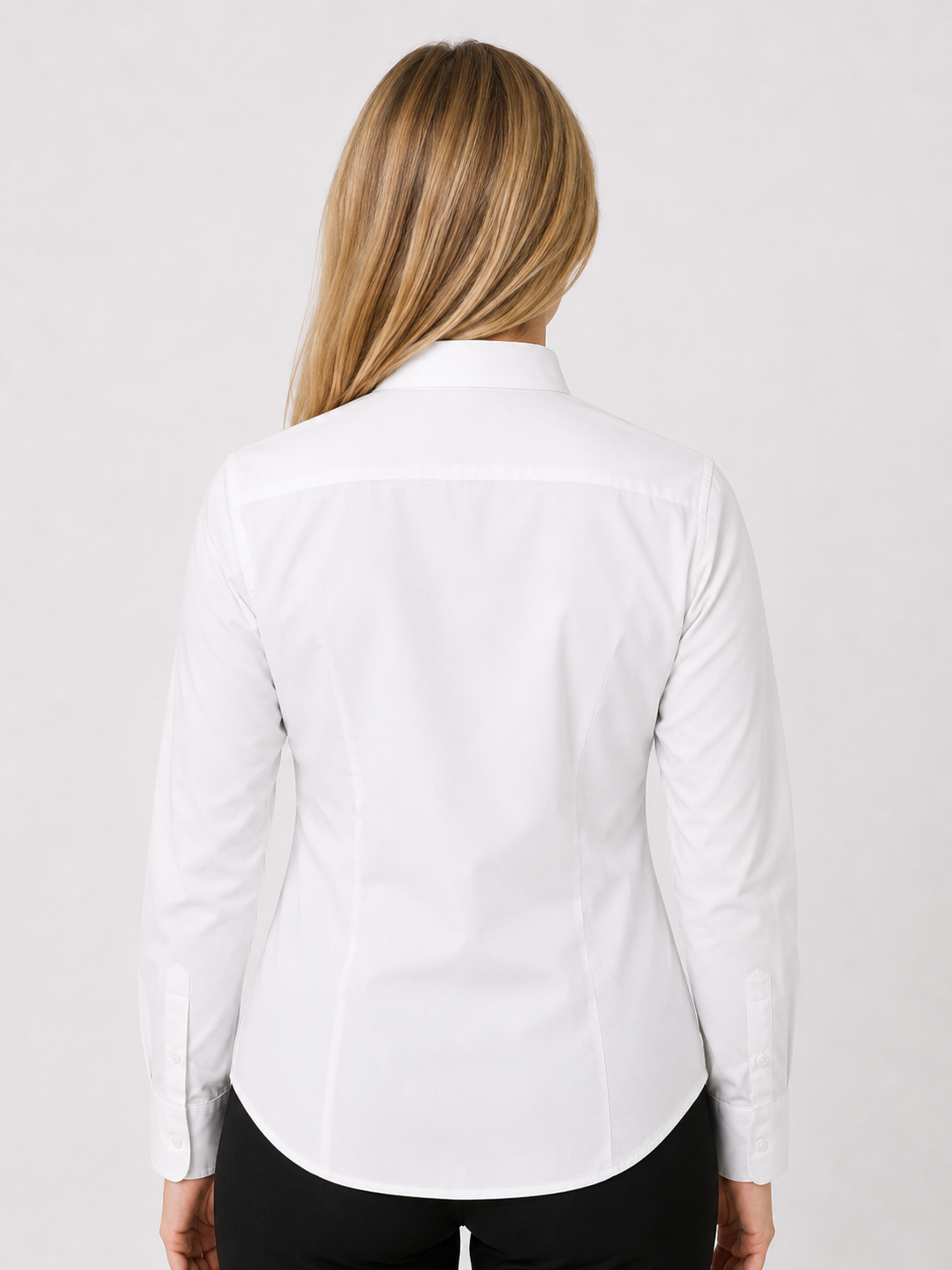 Backside of the Aurelia Women’s Clergy Shirt