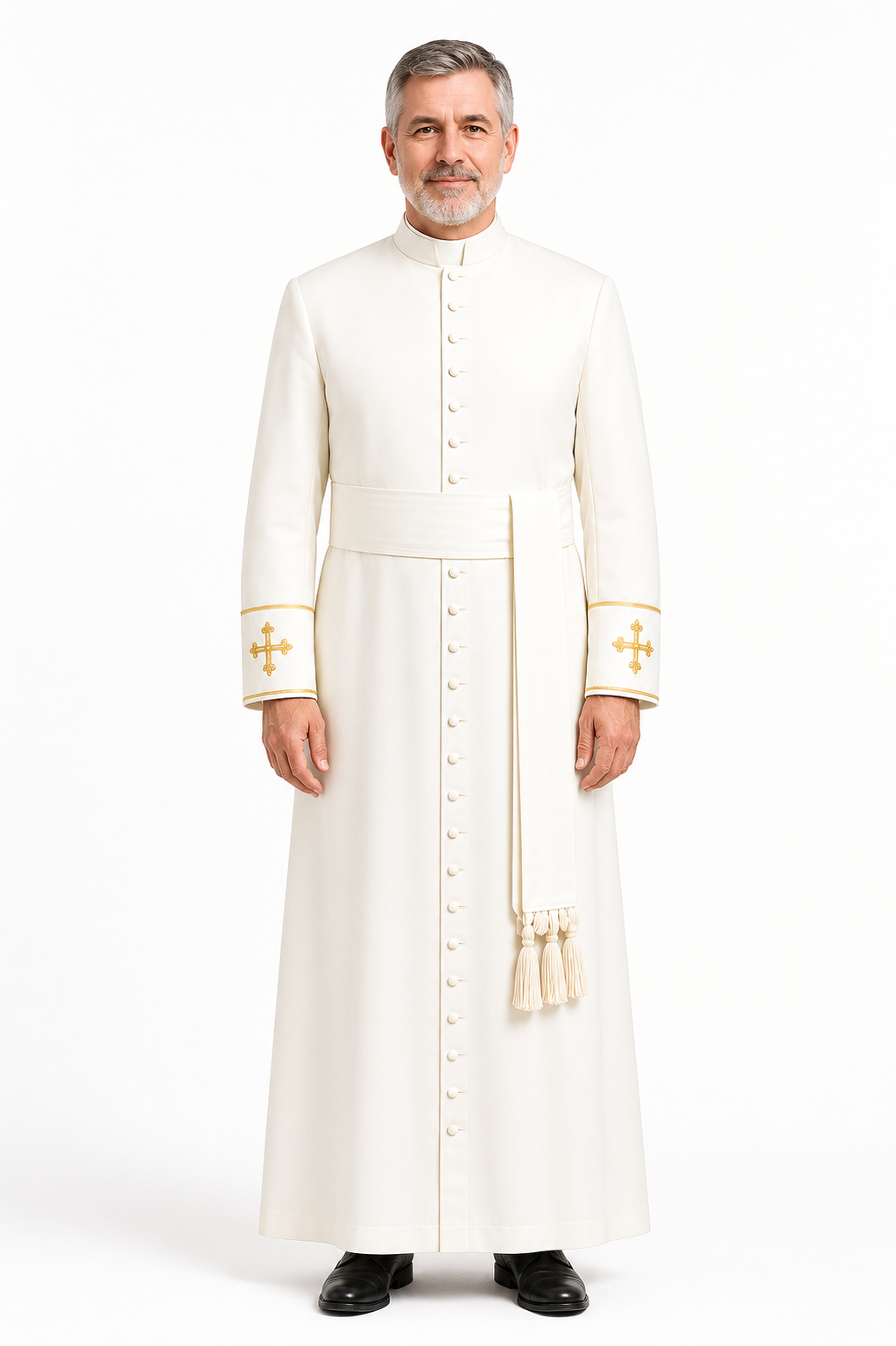 front view of Benedral Cassock
