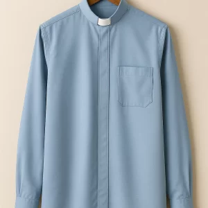 Caelum Blue Men’s Clergy Shirt