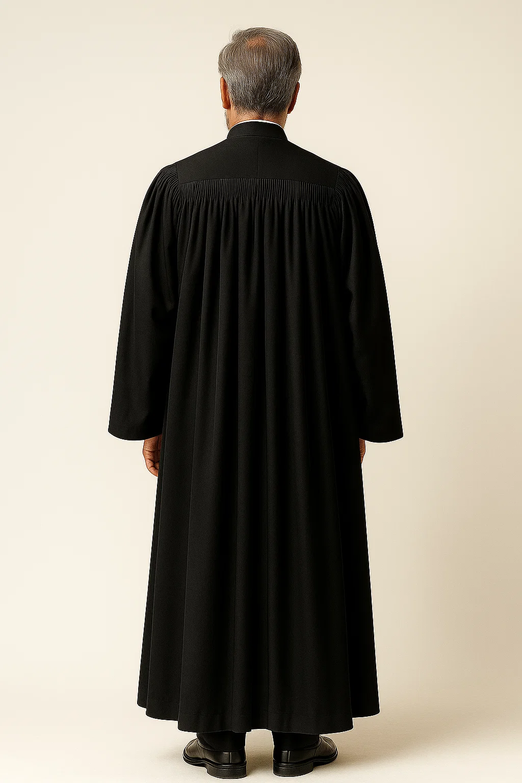 Dominus Men’s Black Clergy Robe