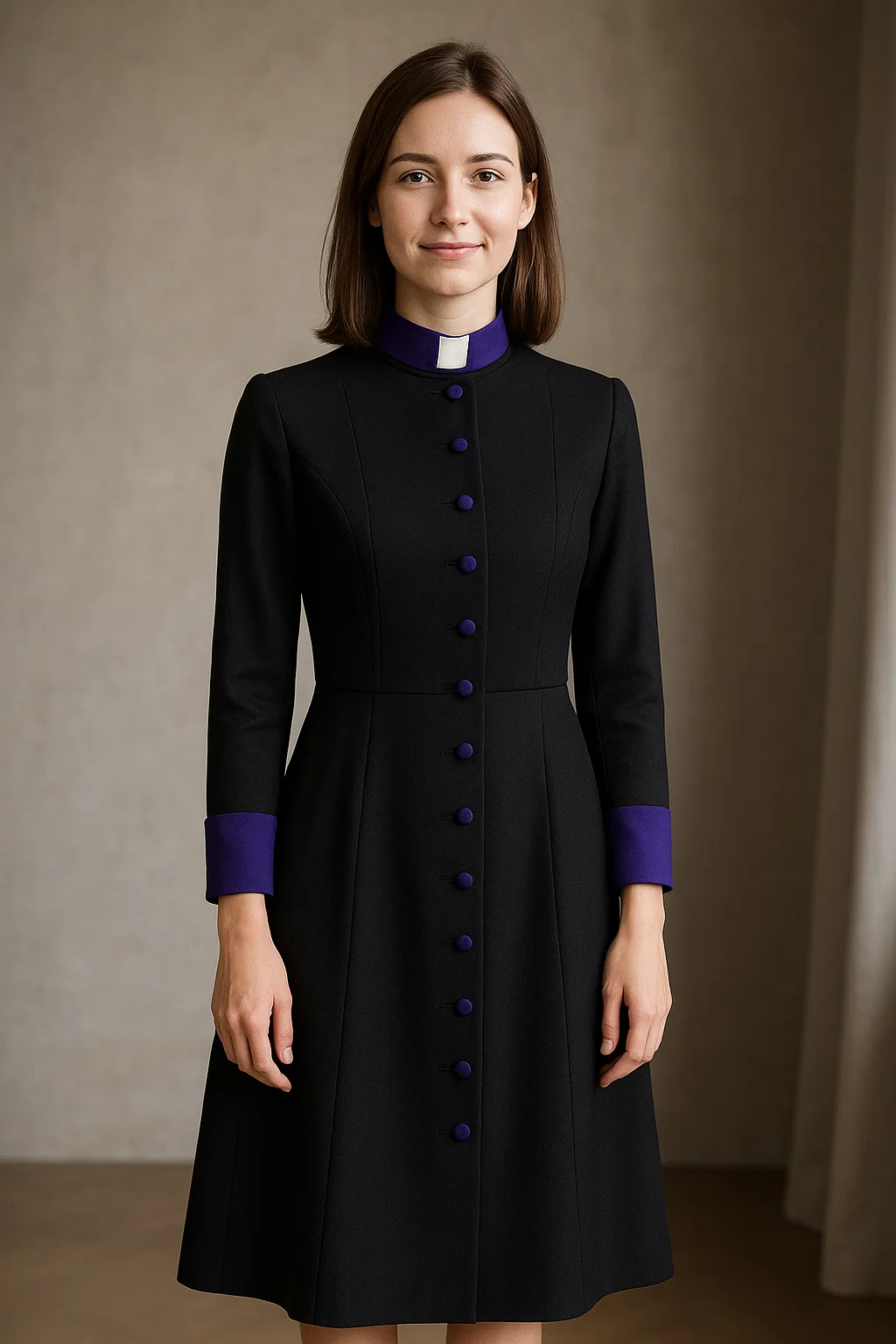 The Celestora Clergy Dress for Women