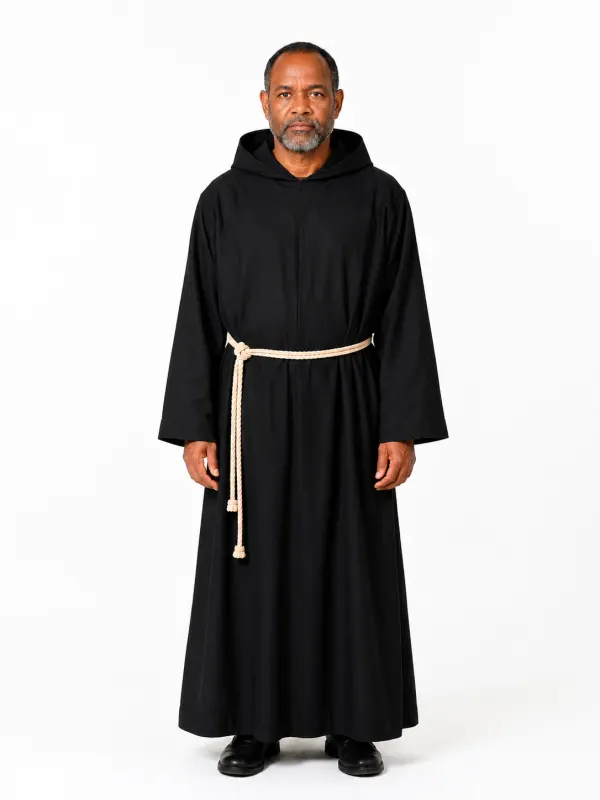 front of cloister mens monk robe