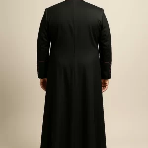 The Dorian Black Cassock for Men