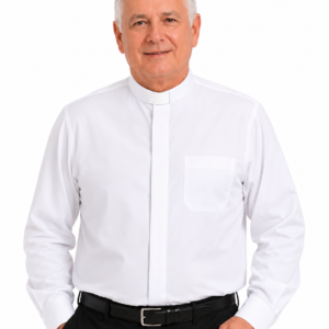 Old Priest Wearing Gloria Classic Shirt for Clerics