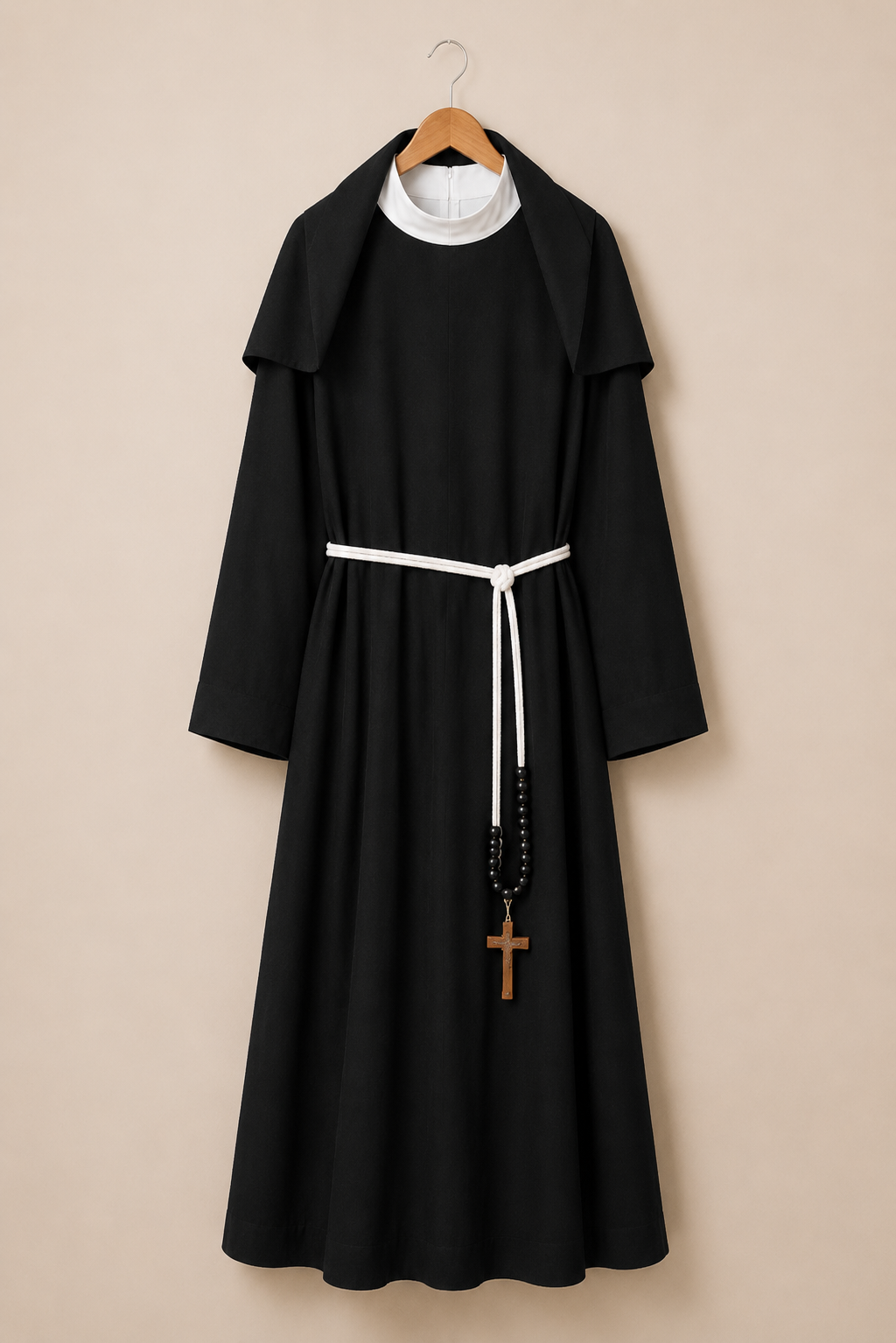 Hanged Mater Dei Black Nun Habit