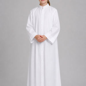 A kid Wearing Ministerial Youth Cassock