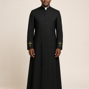 front of Morvian Men’s Clergy Cassock