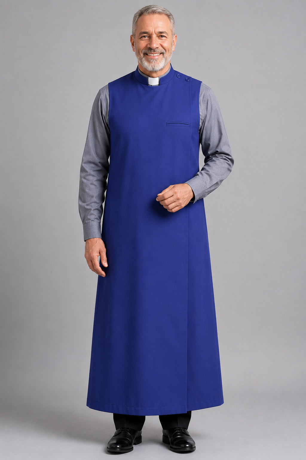 Old Men Wearing Offertorium Liturgical Apron