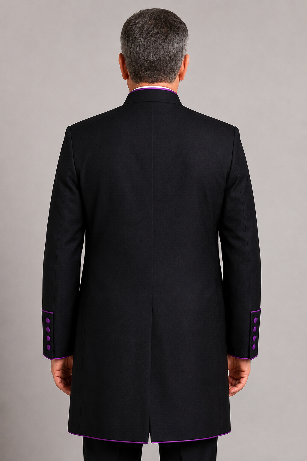 Backside of the Orvian Formal Jacket for Clerics