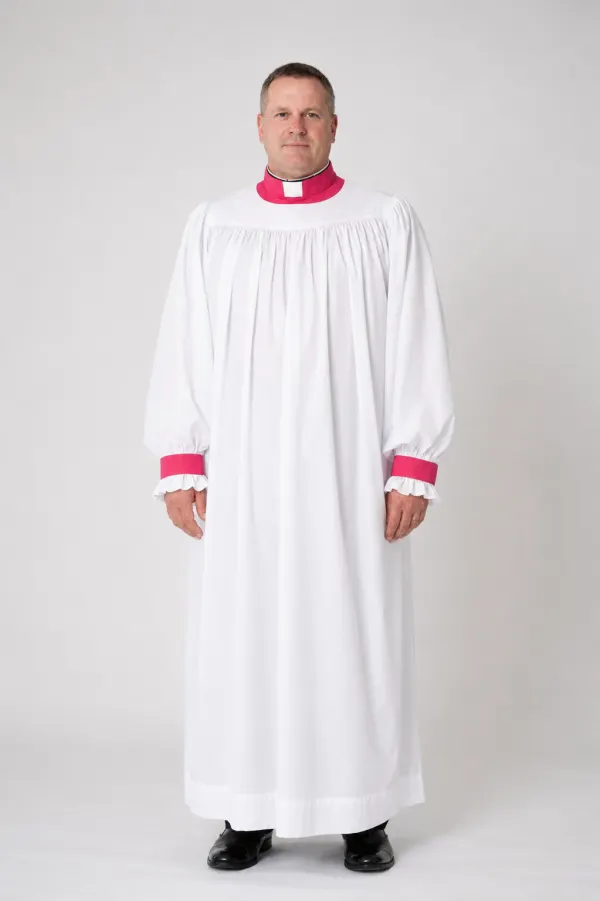 A Men Wearing Praecelsus Traditional Rochet