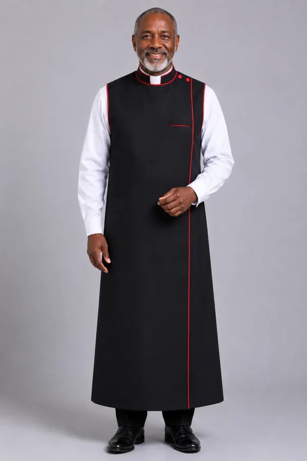 A Men Wearing Praeparatio Clerical Apron