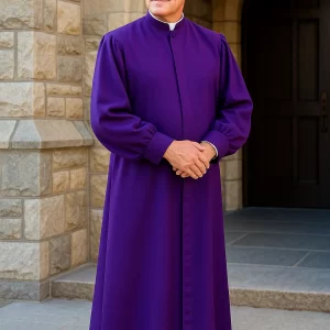 Sacrum Men’s Purple Clergy Robe