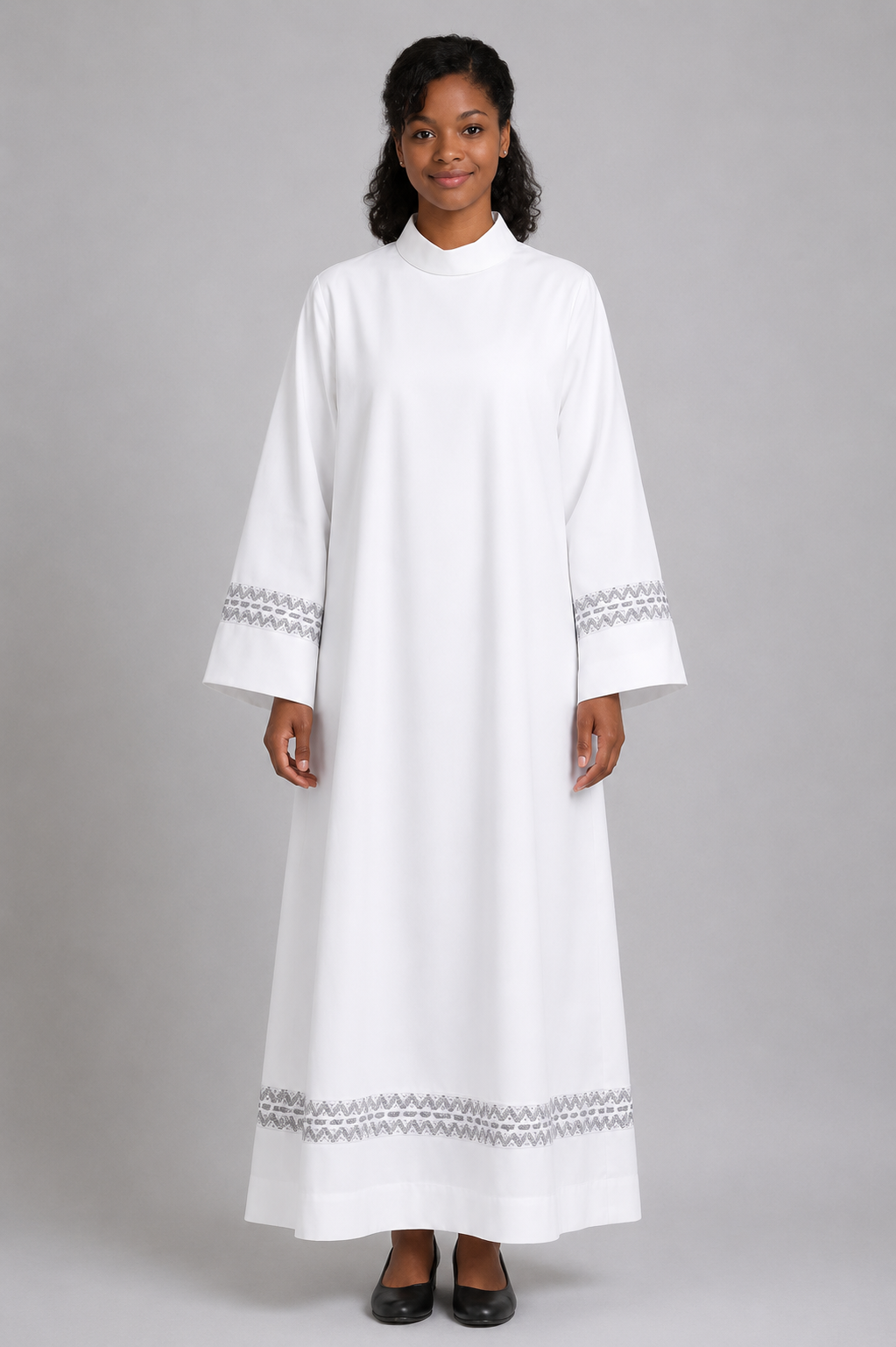 A Women Wearing Sanctifica Clergy Alb