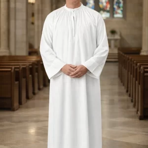 Solemnis Traditional Clergy Alb for Men