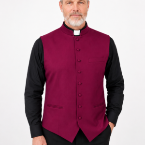 A Priest Wearing Viator Modern Clergy Rabat