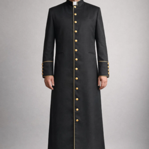 Front view of Nocturnis Formal Cassock Attire