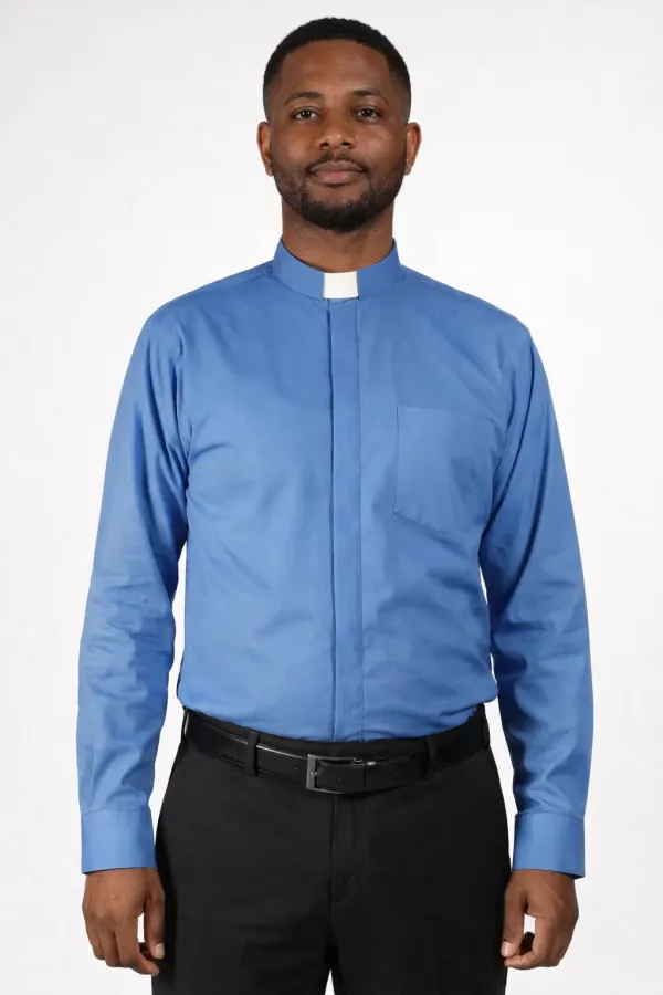 A Clergy Wearing Altum Tailored Clergy Shirt