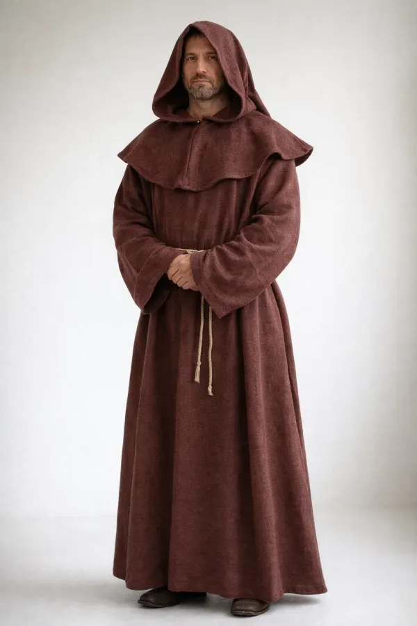 Front side of Ascetum Monk Robe