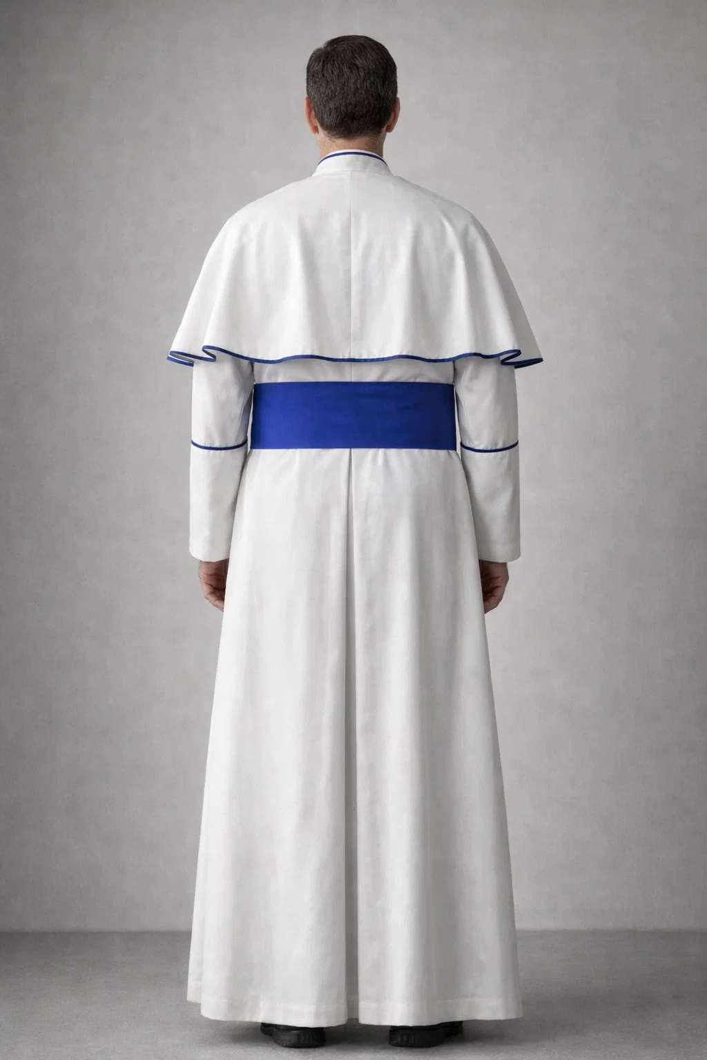 Back View of the Candentia Formal Clergy Cassock