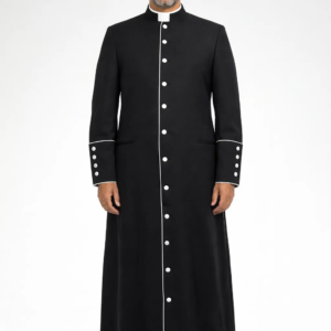 Front view of the Monastic Black Robe