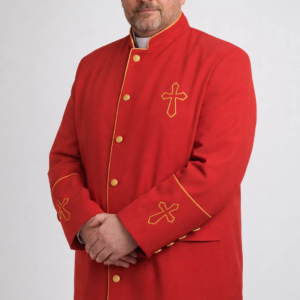 A Priest Wearing Clerex Modern Clergy Jacket