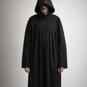 Front side of Cloistera Classic Monk Habit Robe