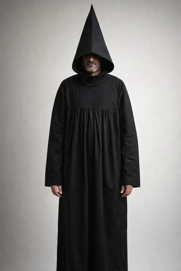 Front side of Cloistera Classic Monk Habit Robe