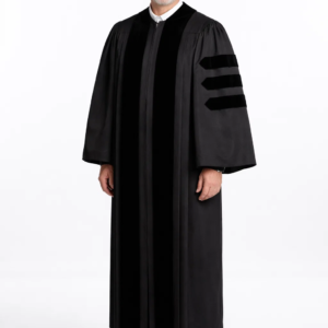 front view of the Dominion Traditional Clergy Robe