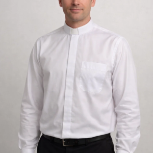 A men Wearing Lumeno Tailored Clergy Shirt