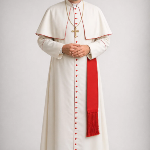 Frontview of the Niveus Classic Clergy Cassock