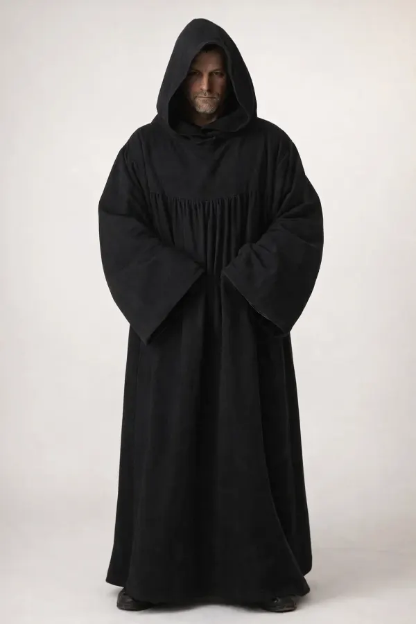 A Monk Wearing Obscurus Benedictine Robe