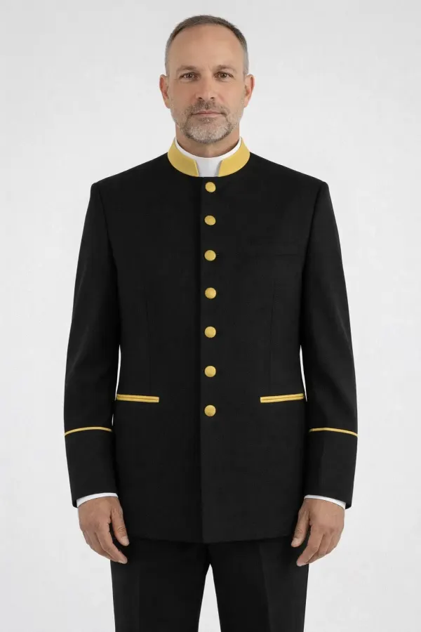 A Priest Wearing Praesul Men’s Clergy Jacket