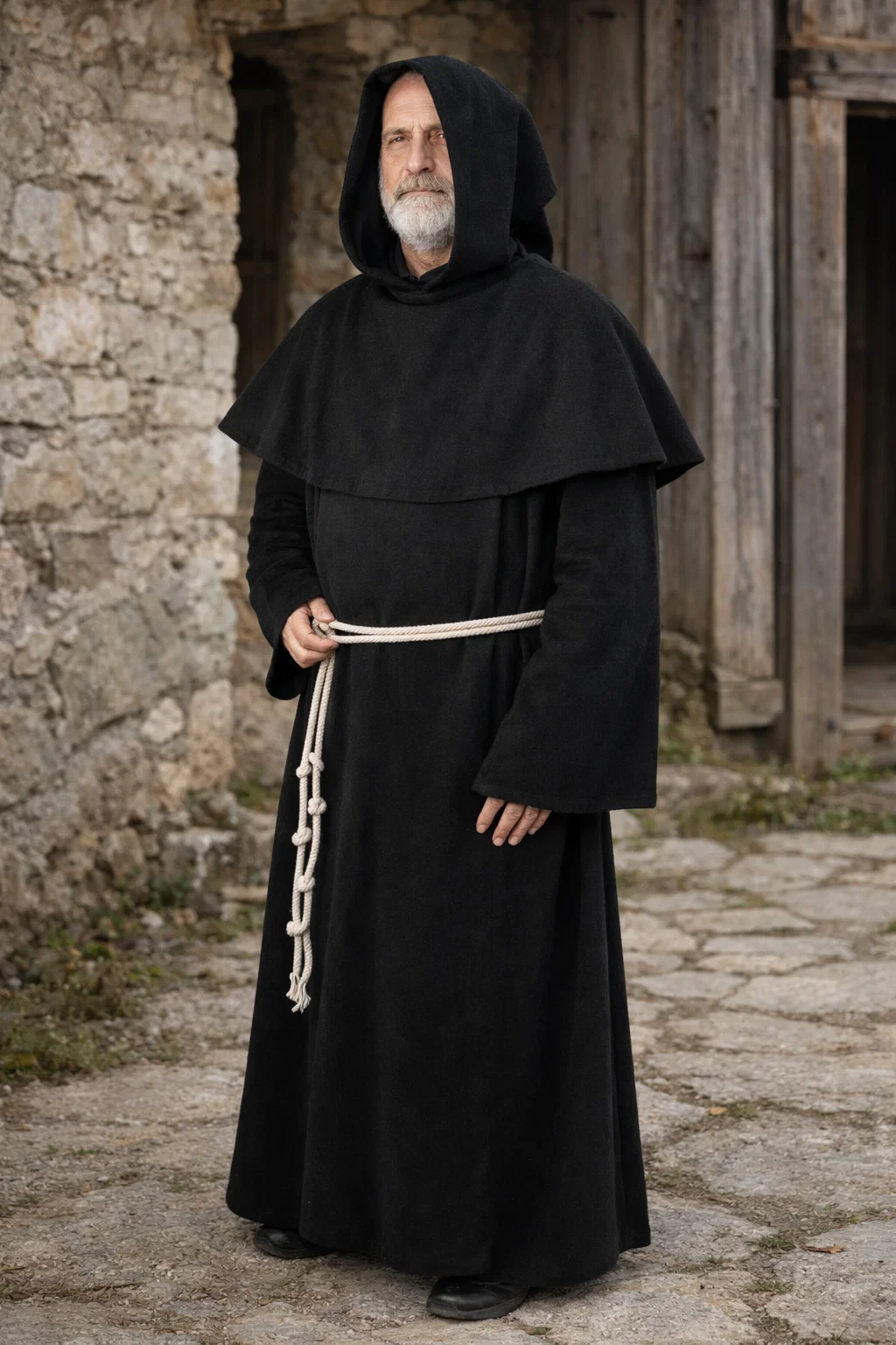 A Monk with Regula Monastic Robe
