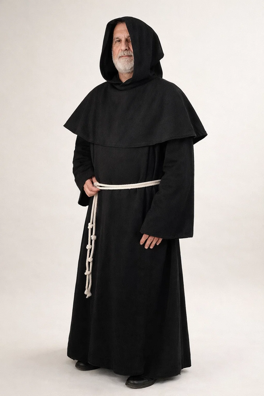 Frontview of the Regula Monastic Robe