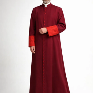 Frontview of the Rubrica Formal Clergy Cassock
