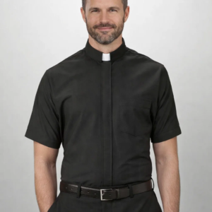 A Clergymen Wearing Tenorix Modern Clergy Shirt