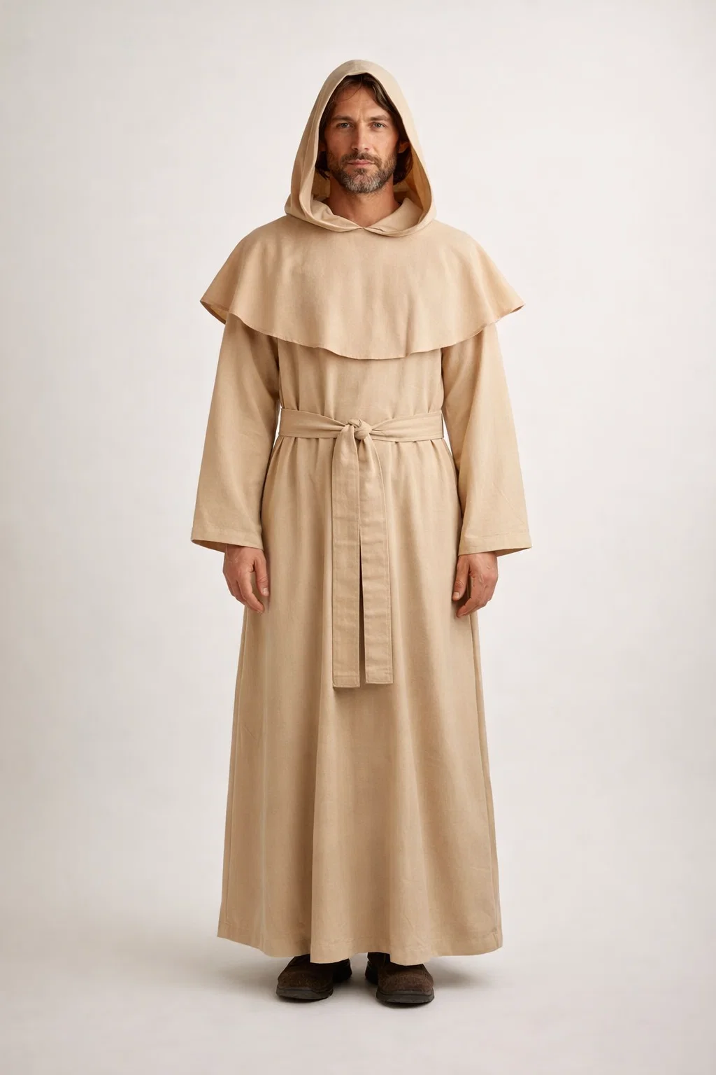 Frontview of the Terra Simple Monastic Habit