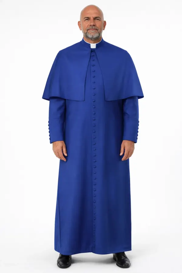 Front View of Tranquilum Classic Clergy Cassock