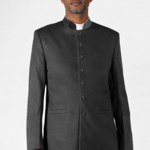 A Men Wearing Valorum Structured Clergy Jacket