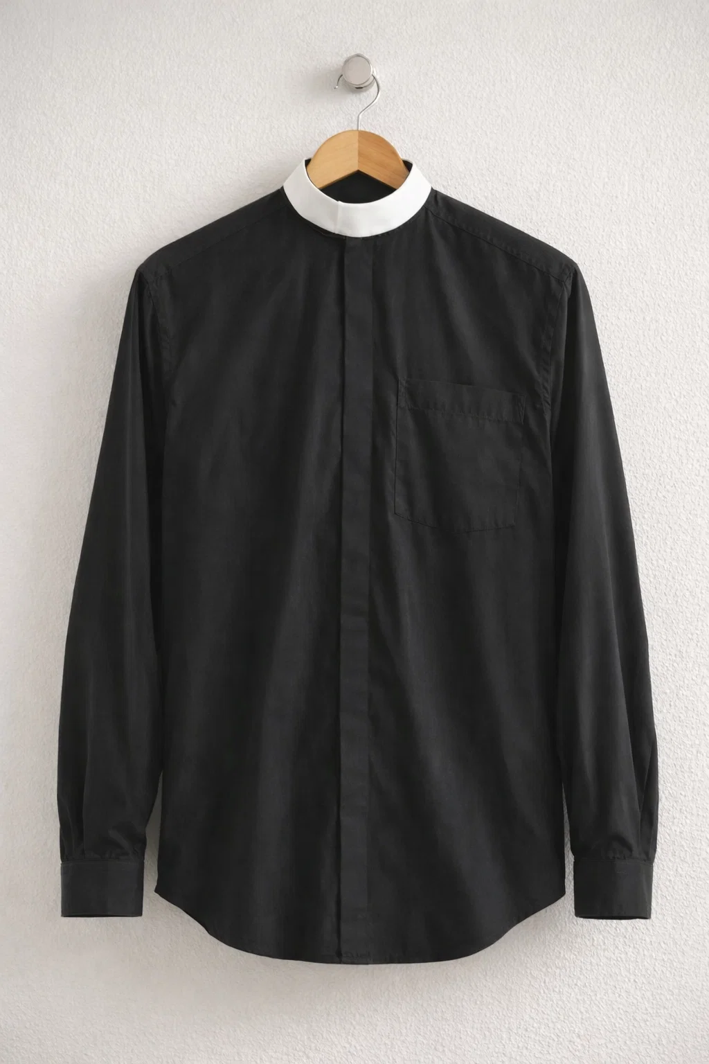 The Hanged Veritus Men’s Black Clergy Shirt