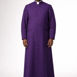 A Clergy Wearing Violae Formal Cassock