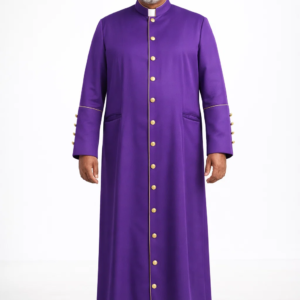 A Frontview of the Amictor Regal Purple Robe