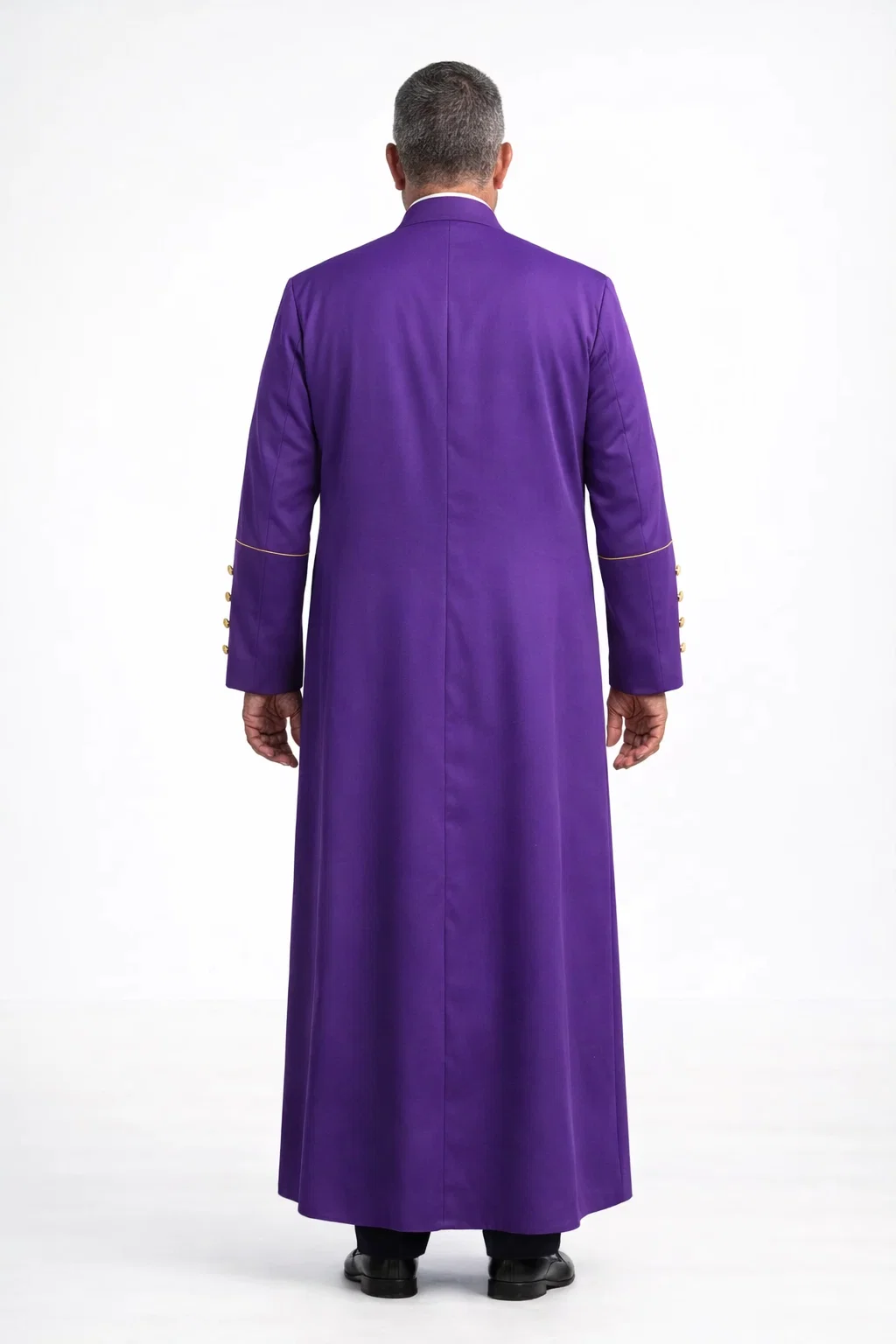 Backside of the Amictor Regal Purple Robe