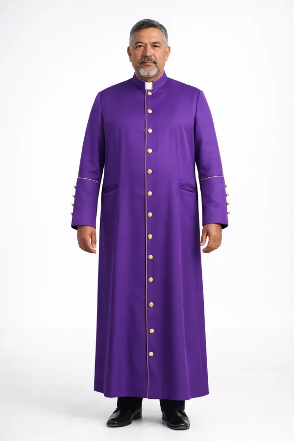 A Frontview of the Amictor Regal Purple Robe