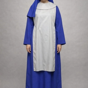 Celestina Marian Blue Nun Habit with Grey Scapular